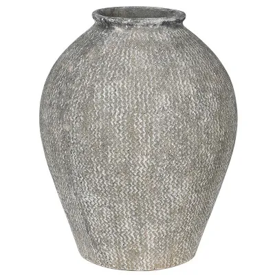 Large Woven Effect Vase