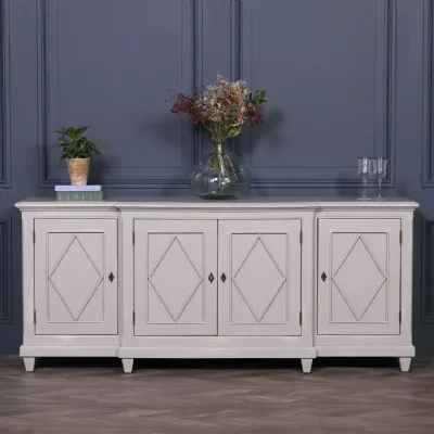 Classical Distressed Sideboard 206cm