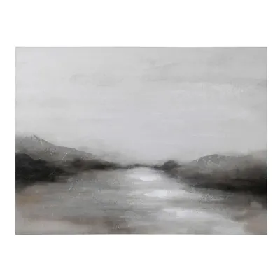 Abstract Lake Painting