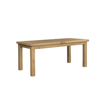 Natural Oak Large Extending Table Dining 140 to 180cm