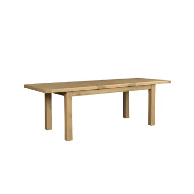 Oak Wooden Large Extending Dining Table 180 to 240cm