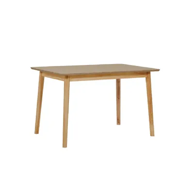 Natural Oak Small Rectangular Dining Table 120cm