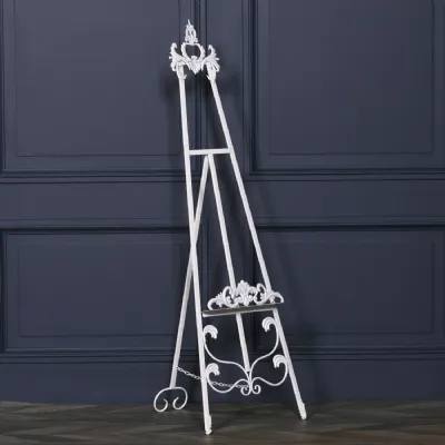 White Metal Easel 165cm