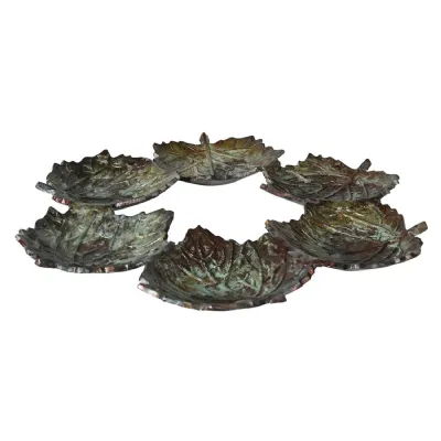 Patina Multi Leaf Tray