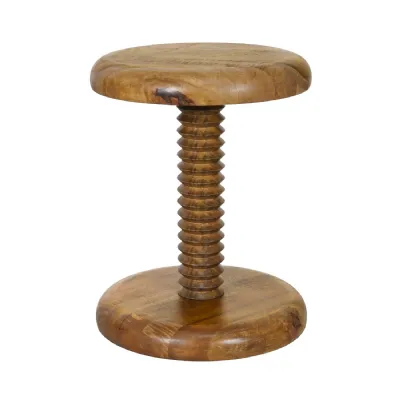 Corkscrew stool