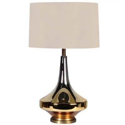 Amber Glass Lamp