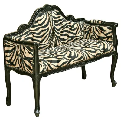 Miniature Fabric Chaise Longue Wooden Frame Bespoke
