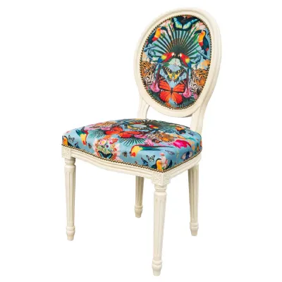 Myrtle and Mary Paradise Lost Epoque Fabric Dining Chair