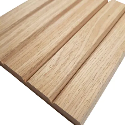 Oak Slatt 240cm x 60cm Flexible Wall Panels Pack of 2