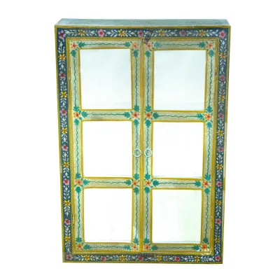 Hand Painted 2 Door Cabinet