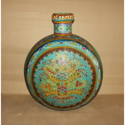 Handpainted Iron Pot
