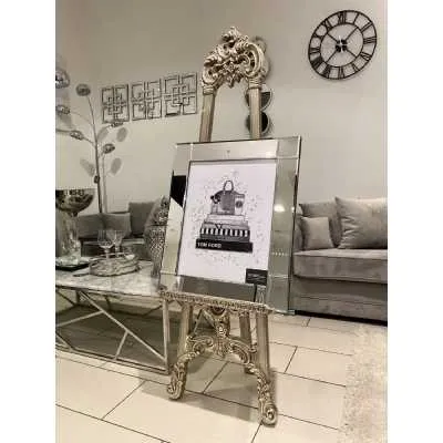 Grey Tom Ford Book Stack Wall Art Mirror Frame