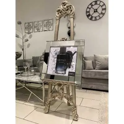 Sauvage Black Panther Perfume Wall Art Mirror Frame