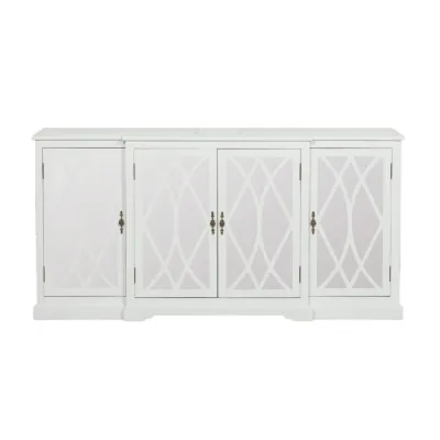 White Mirrored Sideboard