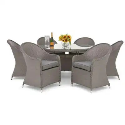 Miami Rattan Luxury 4 Seater Dining Set