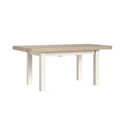 Coconut Milk Wood Extending Dining Table 140 to 185cm