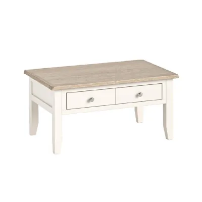 Coffee Table With Drawer Coconut