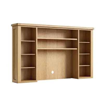 Natural Oak Open Hutch Display Unit