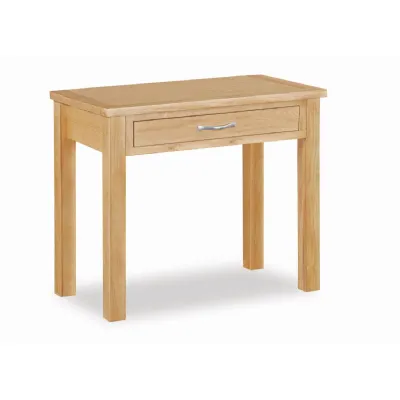 Light Wood Laptop Writing Study Desk with Drawer