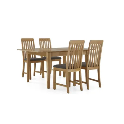 Lacquered Wood Large Extending Dining Table 150 to 200cm