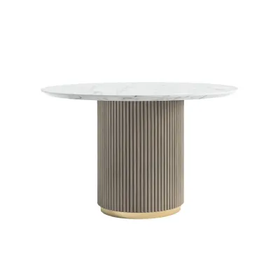 Round Dining Table Marble Top Top