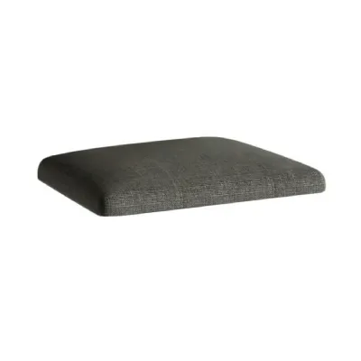 Charcoal Fabric Dining Chair Cushion