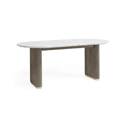 Oval Dining Table Marble Top