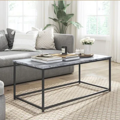 RECT COFFEE GREY BASE GREY MARBLE