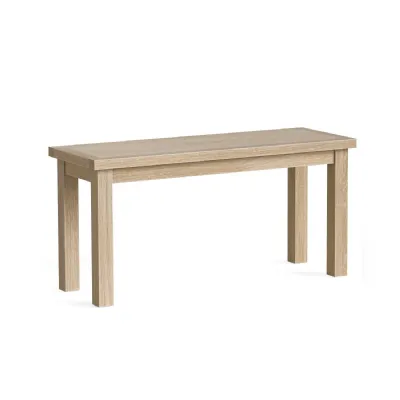 White Wash Oak Dining Bench