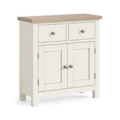 Coconut 2 Door 2 Drawer Small Sideboard Oak Top