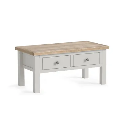 COFFEE TABLE WITH DRAWER ONLY Light Grey