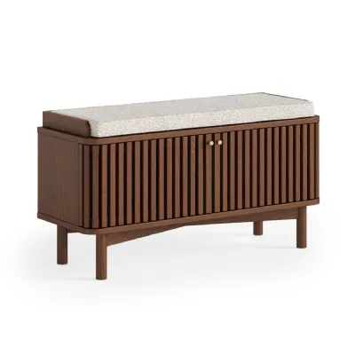 HALLWAY BENCH BROWN