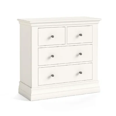 Coconut Milk Wood Small 2 Over 2 Chest of Drawers