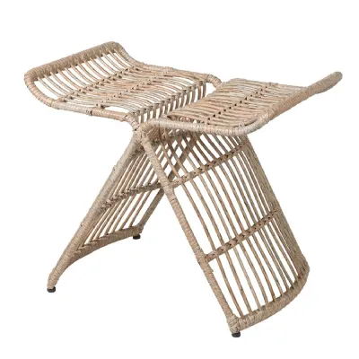 Elio 'X' Frame Rattan Chair