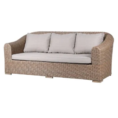 Solana 3 Seat Rattan Sofa
