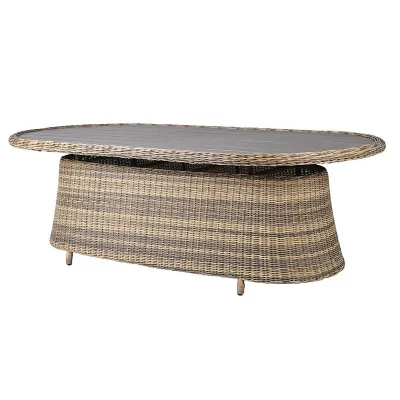 Outdoor Rattan Oval Table