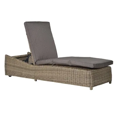 Outdoor Rattan Sun Lounger