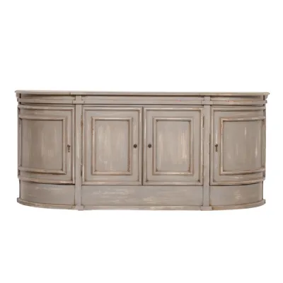 Distressed French Style Grey Sideboard