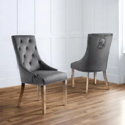 Set Of 2 Gladstone Lion Head Chairs