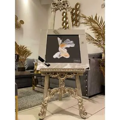Goldfish Swim Wall Art Mirror Frame