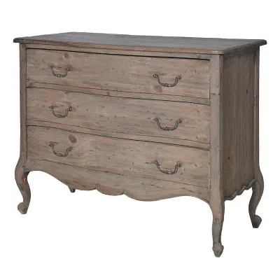 Reclaimed Pine 3 Drawer Chest
