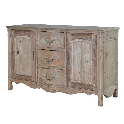 Reclaimed Pine 3 Drawer Sideboard