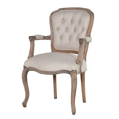 Traditional Style Reclaimed Pine Wing Chair