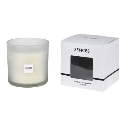 Sences White Large 3 Wick Candle