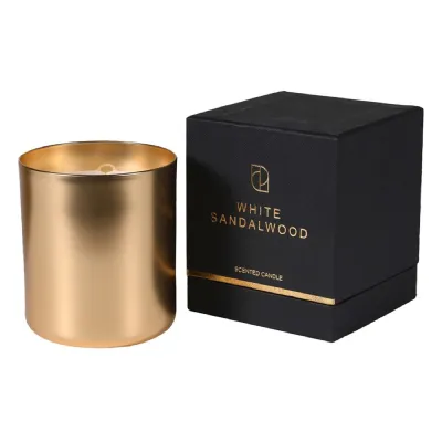 White Sandalwood Gold Candle