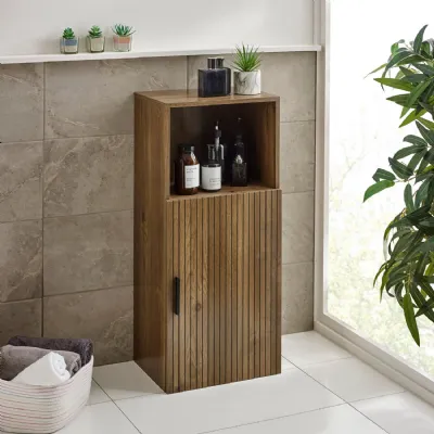 Hampshire Walnut Effect Bathroom Storage Cabinet