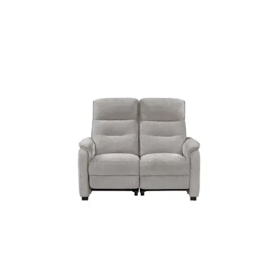Natural Fabric Power Recliner 2 Seater Sofa