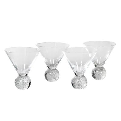 Set of 4 Bubble Ball Base Glasses