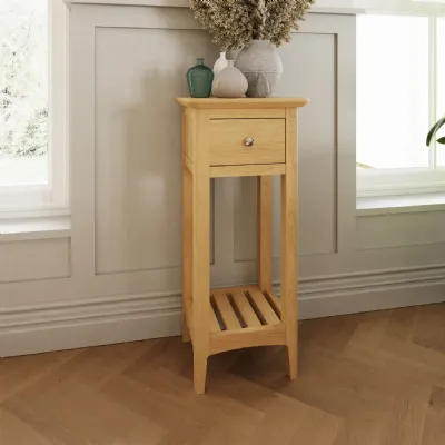 Newark Ash 1 Drawer Telephone Table