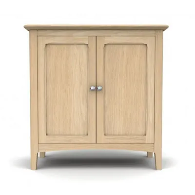 Solid Oak Shoe Cupboard